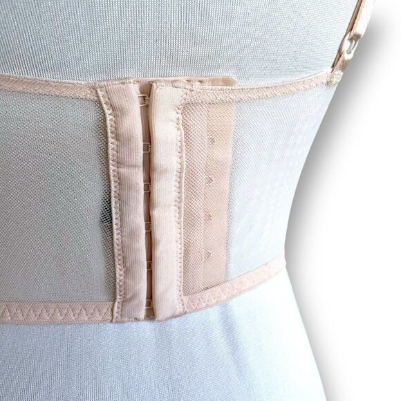 Victorias Secret Very Sexy Push Up Bra 32D Ballet Pink Lace High Neck Longline - Picture 8 of 9